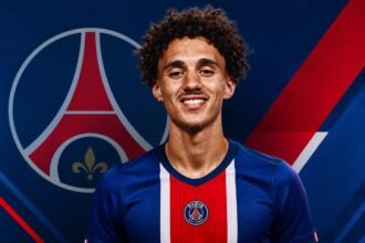 Akliouche (credit photo PSG / montahe Kickfootball.fr)