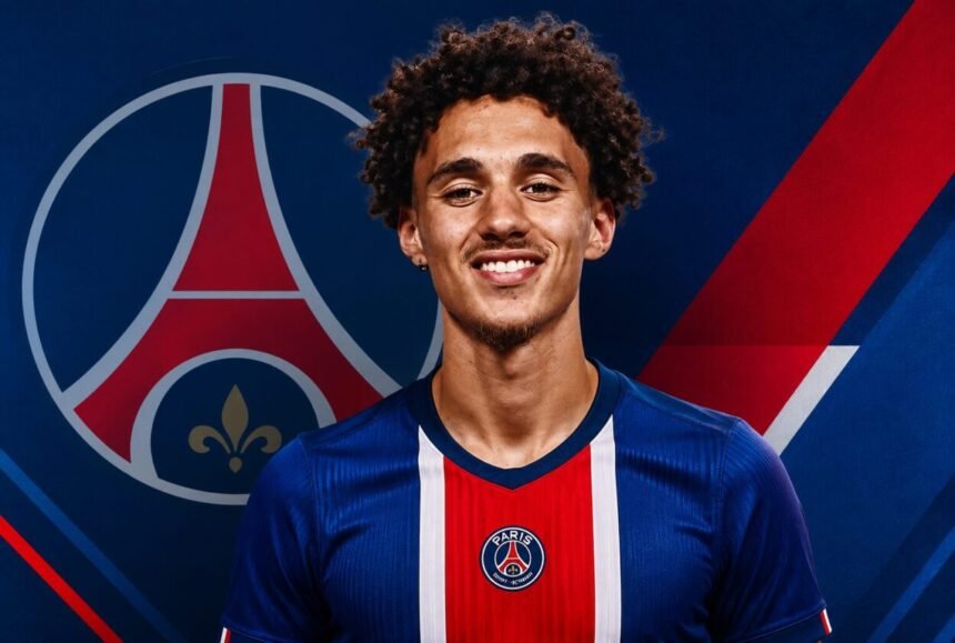 Akliouche (credit photo PSG / montahe Kickfootball.fr)