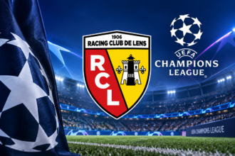 RC Lens en Ligue des Champions (montage Kickfootball.fr)