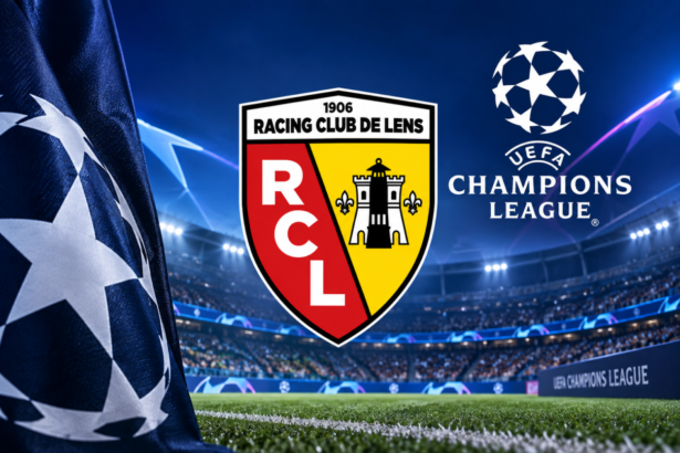 RC Lens en Ligue des Champions (montage Kickfootball.fr)