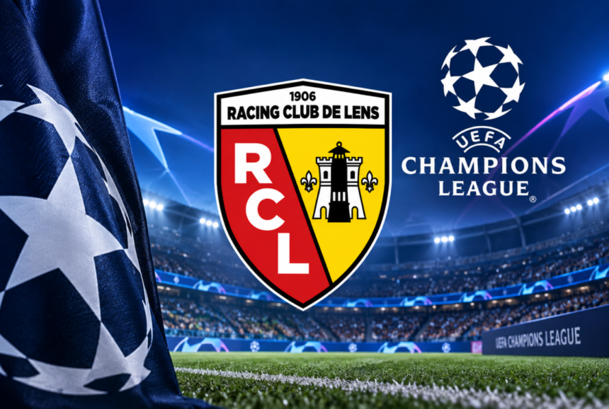 RC Lens en Ligue des Champions (montage Kickfootball.fr)