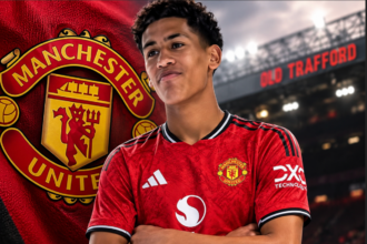 JJ GABRIEL (crédit photo Manchester United, montage kickfootball.fr)