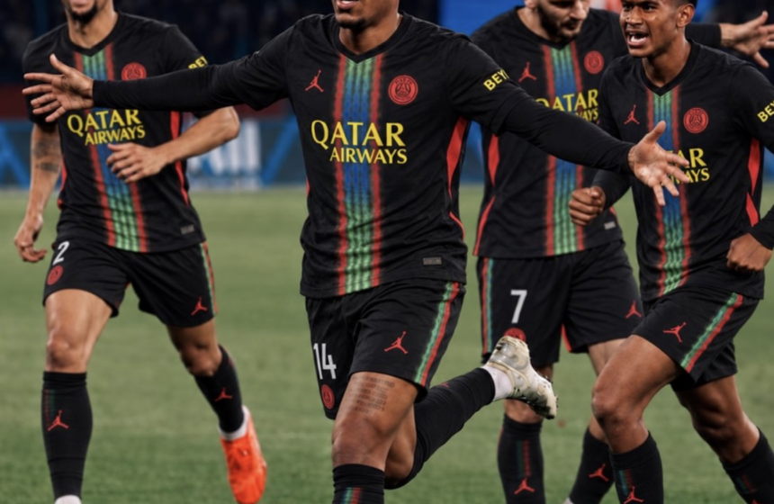Le 3e Maillot du PSG (rendu IA)