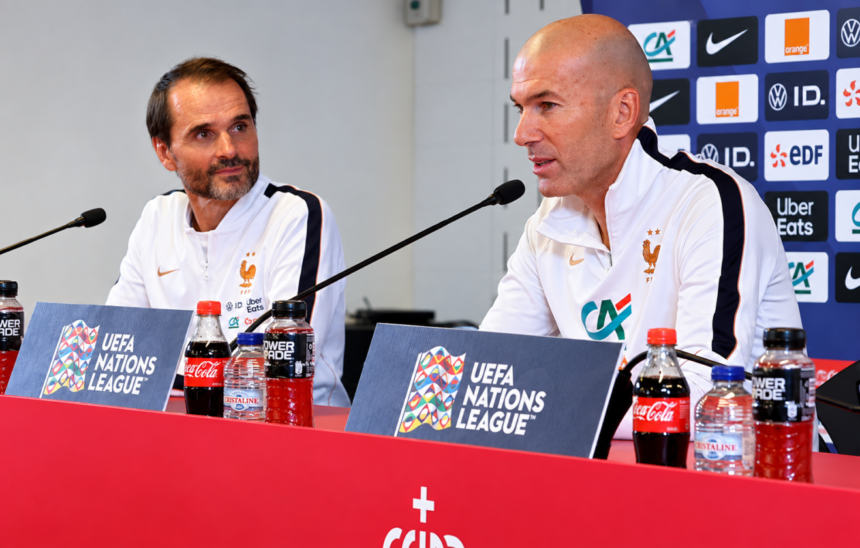 Zinedine zidane (Credit photo conf de presse Youtube FFF)