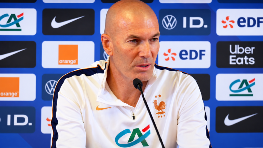 Zinedine zidane (Credit photo conf de presse Youtube FFF)