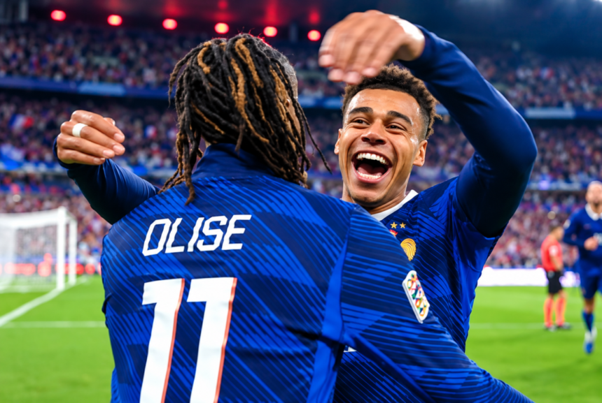 Olise et Doué (crédit photo FFF)