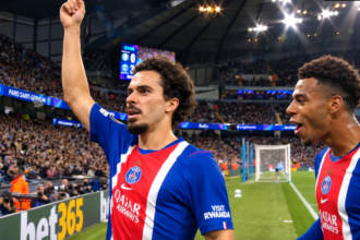 Vitinha et Doué PSG (crédit photo L1+)