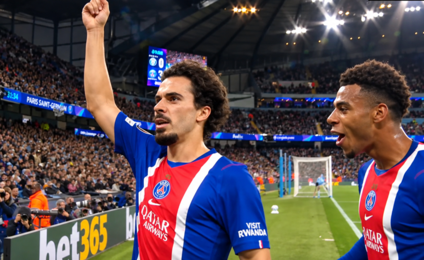 Vitinha et Doué PSG (crédit photo L1+)